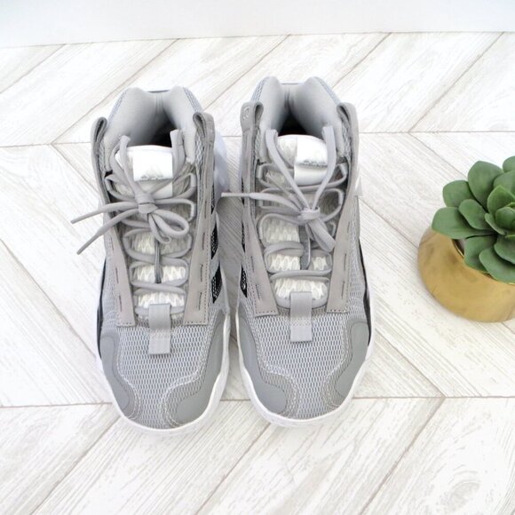 NEW! ADIDAS EXHIBIT B MID TOP BASKETBALL SHOES GREY Women's SZ 5.5, 7.5 - Picture 9 of 14